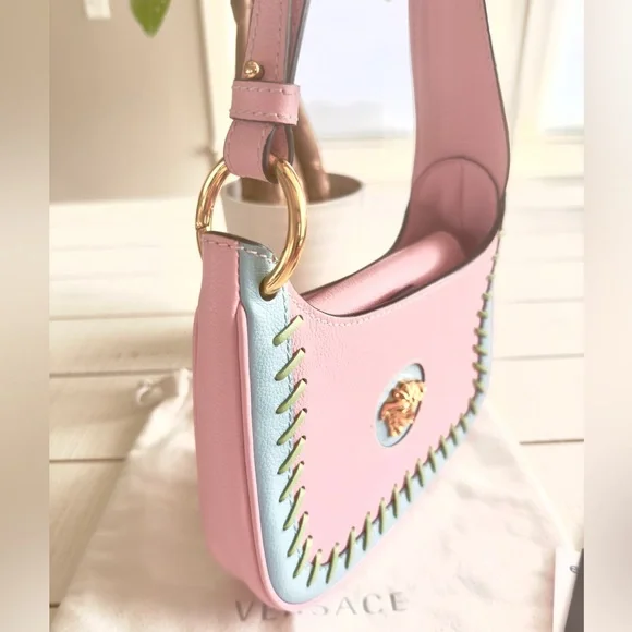Versace LaโฏMedusa Pink Small Shoulder / Crossbody Bag - Picture 3 of 8